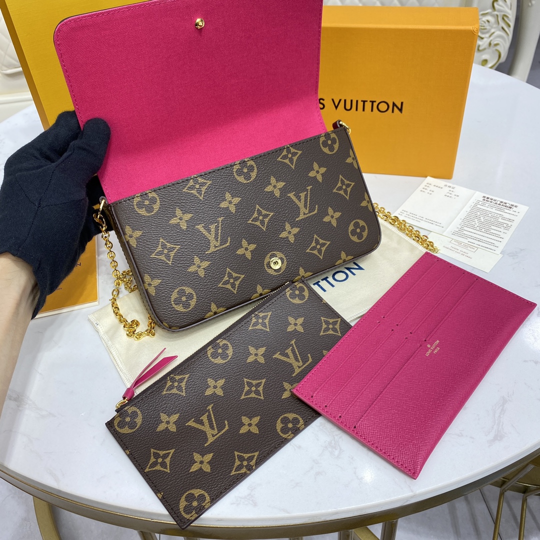 Louis Vuitton FELICIE POCHETTE Handbag Monogram M80859 